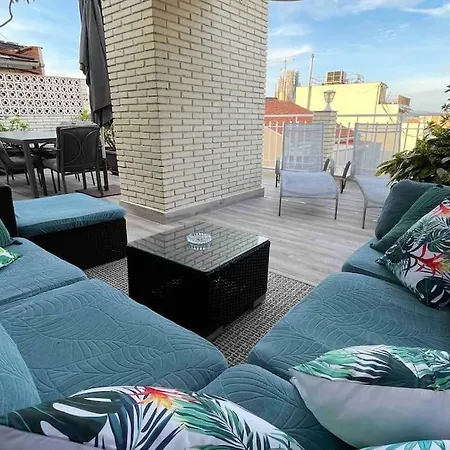 Spacious Penthouse With Big Private Terrace & View Apartmán Barcelona