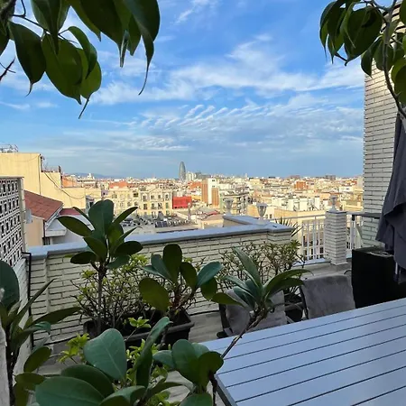 Apartament Spacious Penthouse With Big Private Terrace & View Barcelona